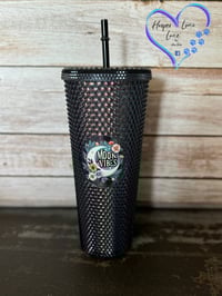 Image 2 of 24oz Moon Vibes Studded Tumbler
