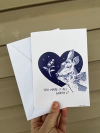 Image 2 of You Make It All Worth It Card