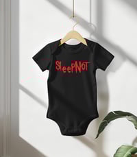 Image 1 of Slipknot Fans Baby Gift- SleepNot Baby Bodysuit- Rock Baby Gift- Rock Fan Baby Shower Gift- Metal...