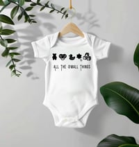 Image 2 of Blink Fans Baby Gift- All The Small Things Baby Bodysuit- Rock Baby Gift- Rock Fan Baby Shower Gi...