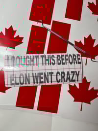 Image 9 of I Bought This Before Elon Went Crazy Vinyl Decal for Vehicle- Easy To Apply- Handmade Vehicle Dec...
