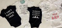 Image 4 of BoobieJuice Baby Bodysuit First Halloween Baby Gift- Beetle Juice Fans Baby Gift- Funny Halloween...