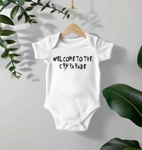 Image 3 of Punk Rock Fans Baby Gift- Welcome To The Cry Parade Baby Bodysuit Shower Gift- Rock Fan Baby Show...