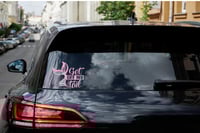 Image 2 of Cute Get Off My Tail Vinyl Decal for Vehicle, Easy To Apply Vinyl Decal for Cars Trucks Buses -Cu...