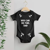 Image 1 of Funny Instructions Bodysuit For Dad or Grandpa Gift- Hilarious Gift For New Dad- Pregnancy Announ...