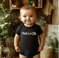 Image 4 of Metal Fans Baby Gift- Freak In A Crib Baby Bodysuit- Rock Baby Gift- Rock Fan Baby Shower Gift- M...