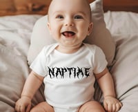 Image 2 of Naptime Nu Metal Baby Gift- Goth Mom Baby Shower Gift Idea- Metal Fan New Baby Gift- Metal Mayhem...