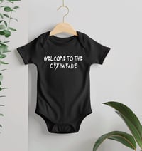 Image 4 of Punk Rock Fans Baby Gift- Welcome To The Cry Parade Baby Bodysuit Shower Gift- Rock Fan Baby Show...