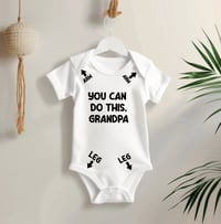 Image 4 of Funny Instructions Bodysuit For Dad or Grandpa Gift- Hilarious Gift For New Dad- Pregnancy Announ...