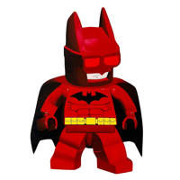 Lego Heat Batman Painting