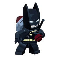 Lego Demolition Batman Painting