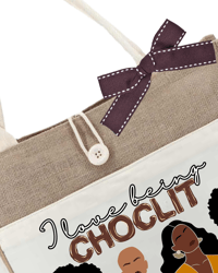Image 2 of "I Love Being ChocLIT" Tote