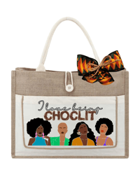 Image 3 of "I Love Being ChocLIT" Tote