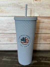 Image 5 of 24oz Just an All American Small Town Girl Studded Tumbler