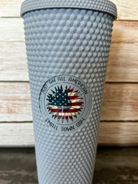 Image 6 of 24oz Just an All American Small Town Girl Studded Tumbler