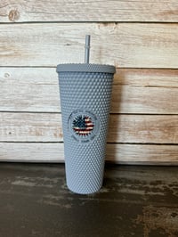 Image 7 of 24oz Just an All American Small Town Girl Studded Tumbler
