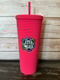 Image 1 of 24oz Stay Weird Studded Tumbler