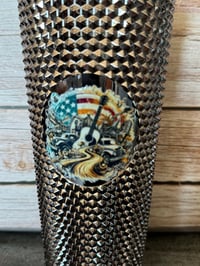 Image 2 of 24oz American Band Studded Tumbler