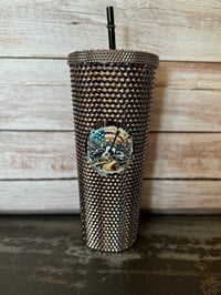 Image 3 of 24oz American Band Studded Tumbler