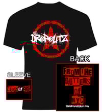 Image 1 of Dropoutz Logo Front and Gutter NYC on back