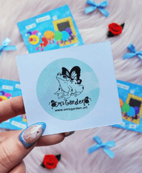 Image 2 of Be Yourself Jesterpillar Sparkly Glitter Rainbow Sticker