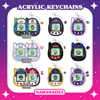 [PREORDER] Trainergotchi Acrylic Keychains v2