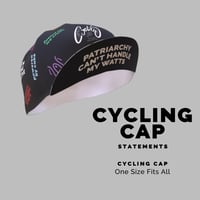 Image 1 of Cycling Cap PATRIARCHY CANT HANDLE MY WATTS
