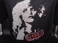 Image 3 of Customised by hand Blondie in rhinestones T shirt