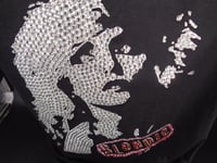 Image 7 of Customised by hand Blondie in rhinestones T shirt
