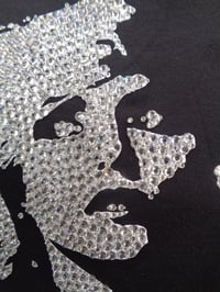 Image 5 of Customised by hand Blondie in rhinestones T shirt