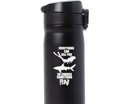 Image 1 of Custom waterproof Everything can kill you graffiti style scuba diving sticker, Shark
