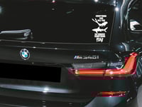 Image 3 of Custom waterproof Everything can kill you graffiti style scuba diving sticker, Shark