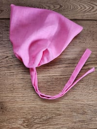 Image 2 of Linen Crown Cover in Bubblegum Pink