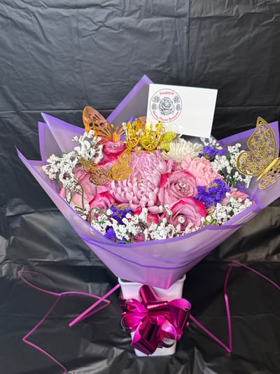 Image of Purple Flower Bouquet