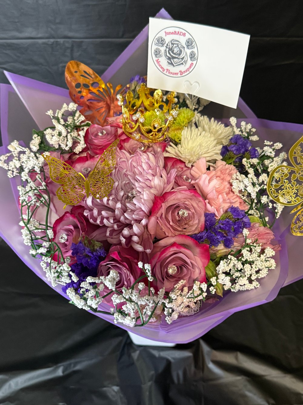 Image of Purple Flower Bouquet