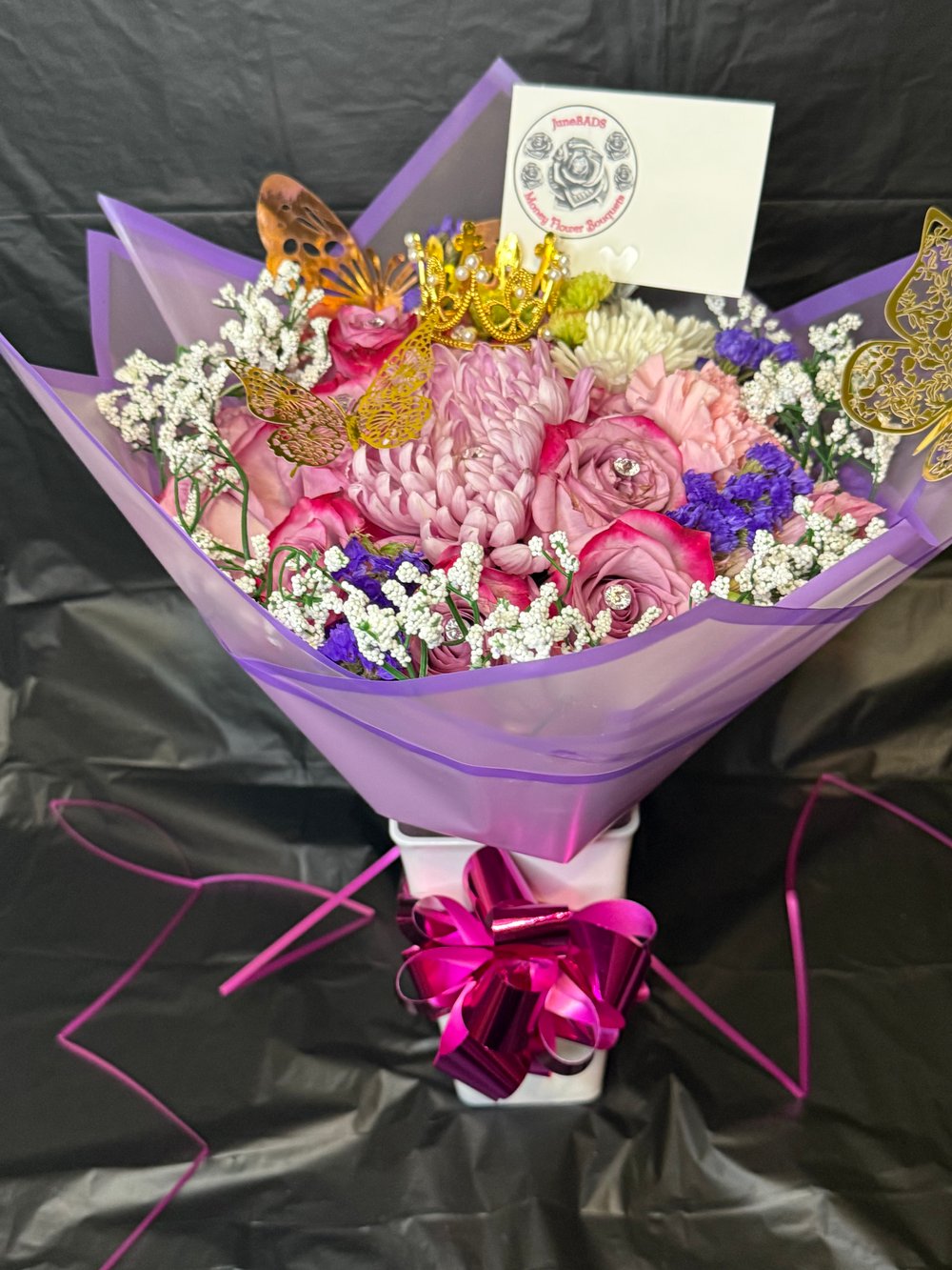 Image of Purple Flower Bouquet