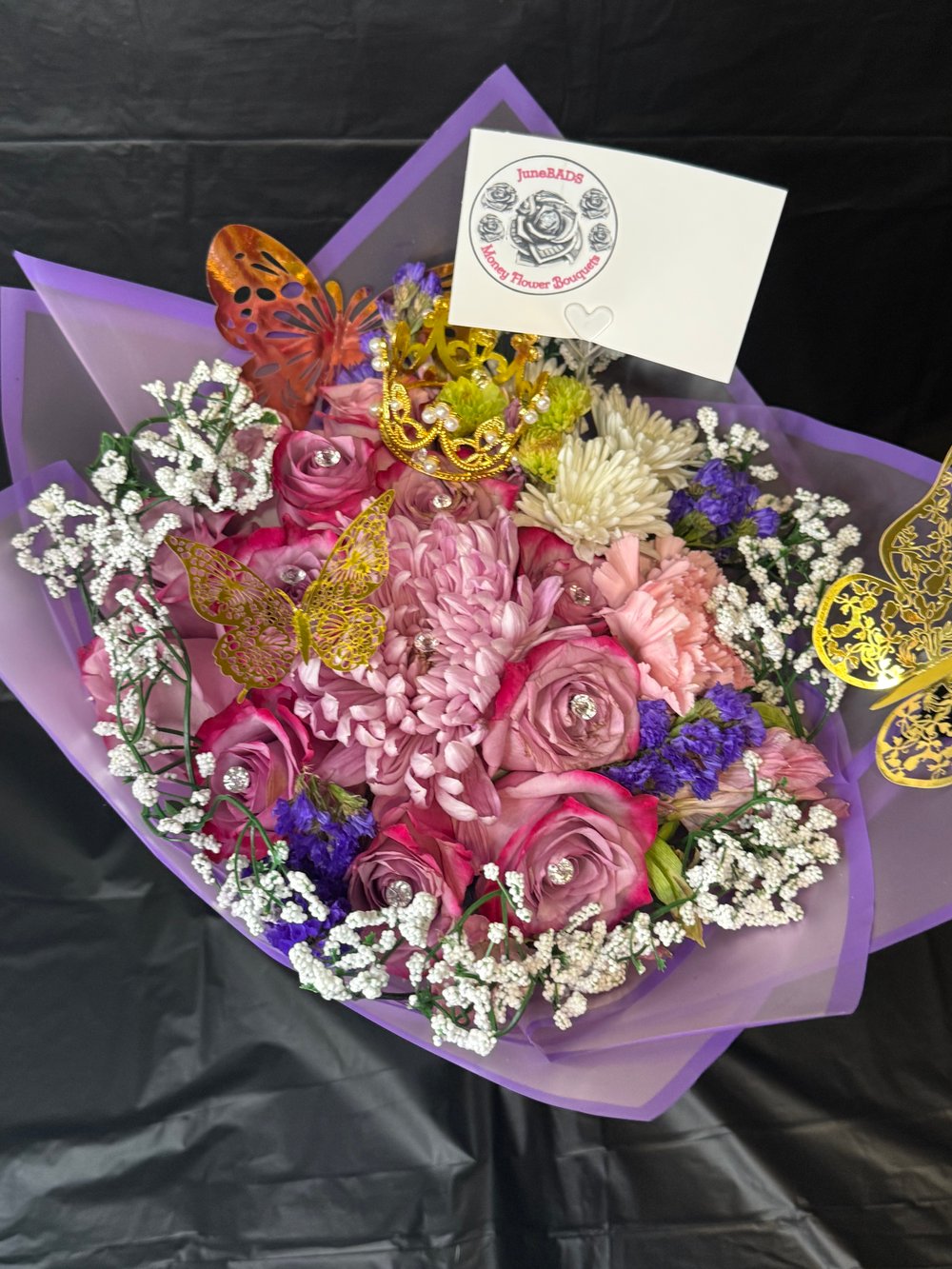 Image of Purple Flower Bouquet