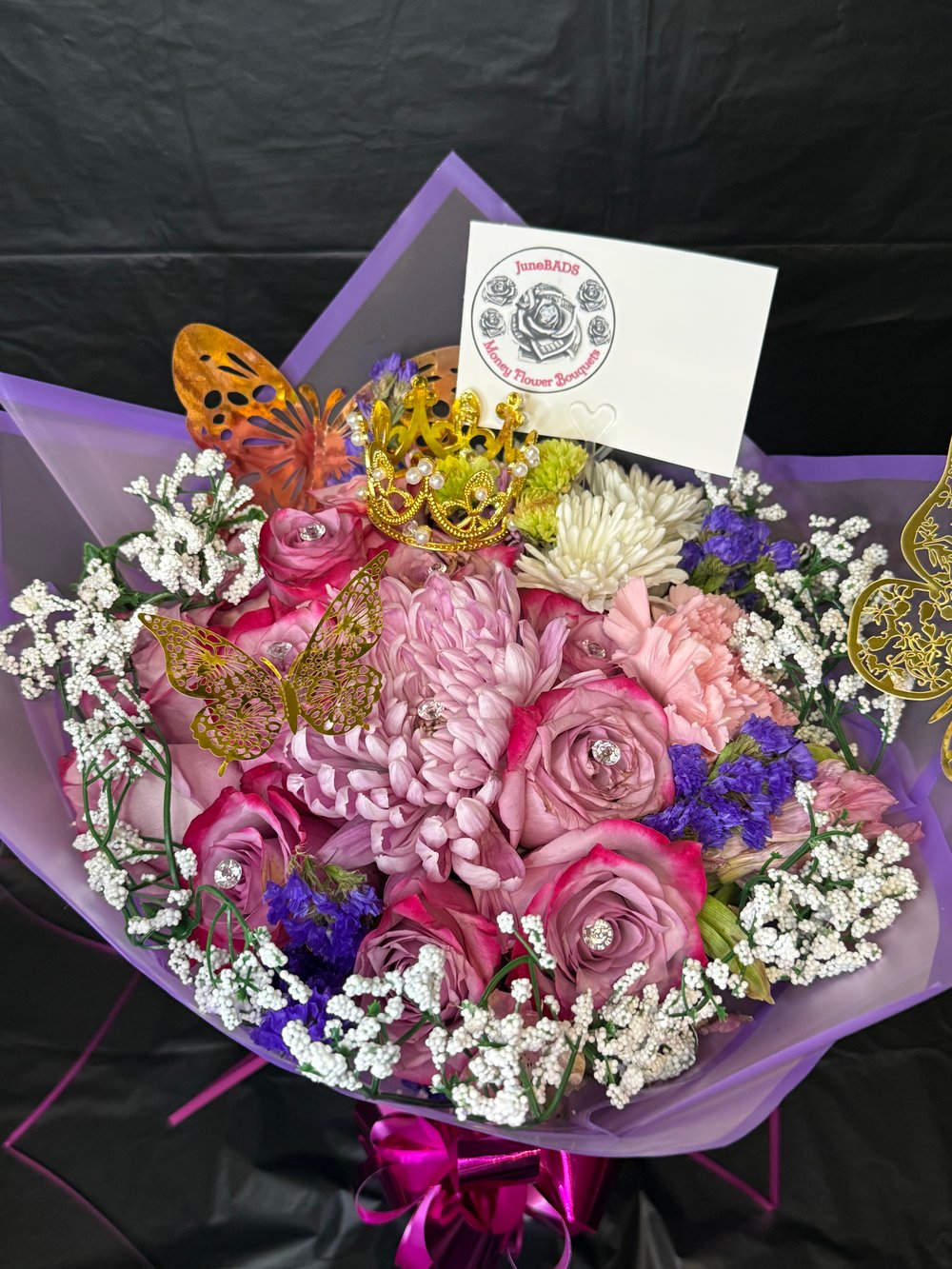 Image of Purple Flower Bouquet