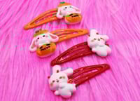 Image 1 of Spooky Bunny Hair Clips