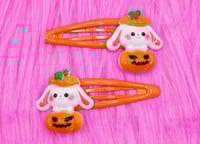 Image 2 of Spooky Bunny Hair Clips