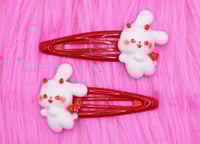 Image 3 of Spooky Bunny Hair Clips