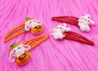 Image 4 of Spooky Bunny Hair Clips