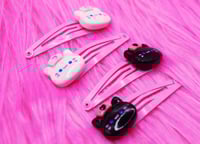 Image 1 of Nurse Kitty Hair Clips