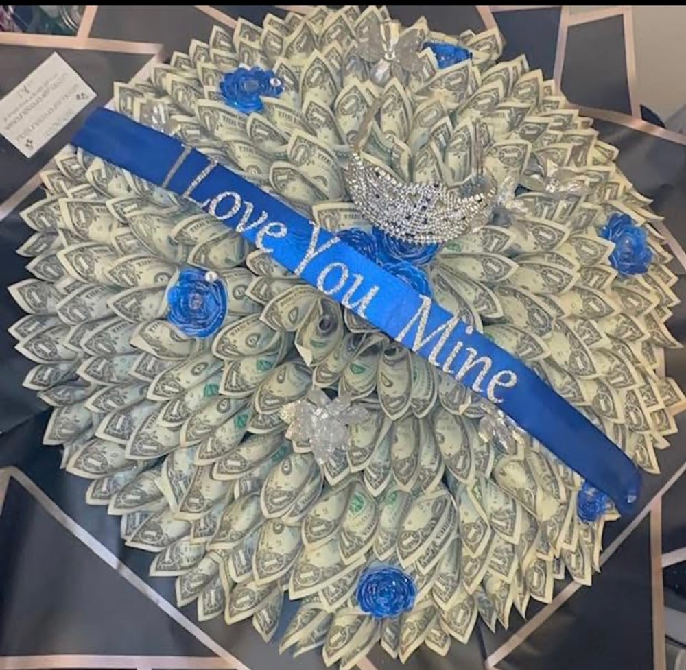 Image of $150 Blue Money Bouquet