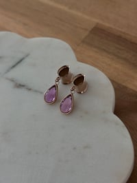 Purple Iris Angel Tears (Rose Gold) 