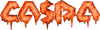 Image 2 of CASPA Logo Slime T-Shirt [Orange] [FREE SHIPPING]