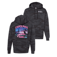 Carolina Lineman's Rodeo - Black Camo Hoodie