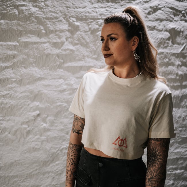 Croptop "Statue" Beige