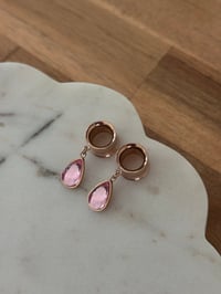 Pink Dahlia Angel Tears (Rose Gold)