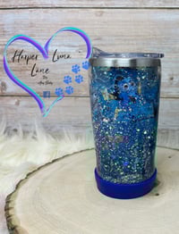 Image 1 of 12oz Nemo Snow Globe Tumbler with silicone sleeve